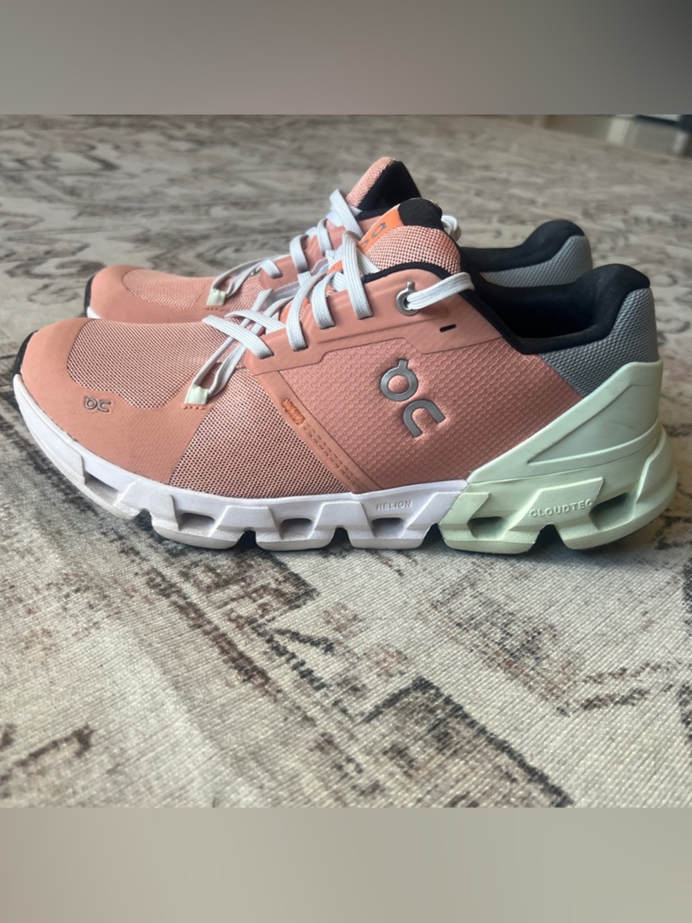 On Running Cloudflyer 4  shoes in ‘Peach Aloe!